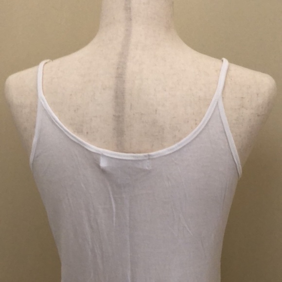 Michael Kors. White Sequenced Spaghetti Strap Tank. Medium. - Picture 8 of 10